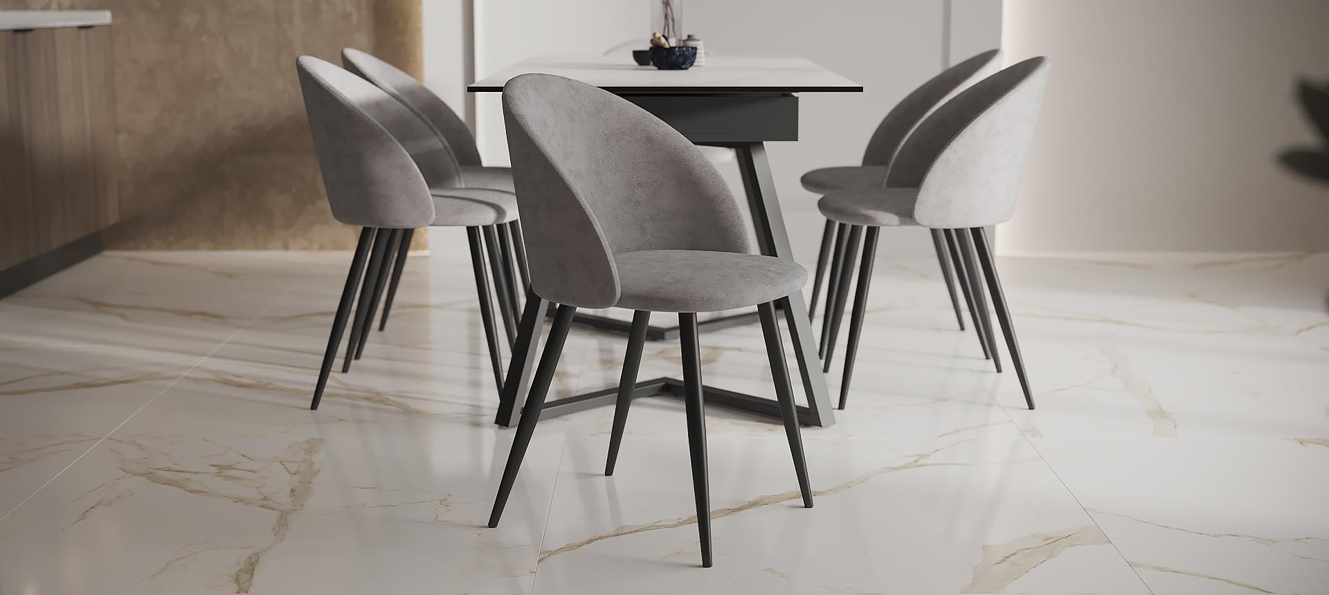 микровелюр NEWTONE цвет Light grey